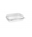 RECTANGULAR CAKE HINGED CONTAINER 206x156x83 rPET 1000 pieces - Guillin Alipack Container ALI11C rPET