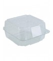 Quadratic CAKE HINGED CONTAINER 164x148x82 rPET 1000 pieces - Guillin Alipack Container ALI25C rPET