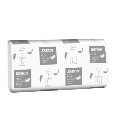 Handtuchpapier V-Falz - 65968 Katrin Plus Hand Towel Zig Zag 2