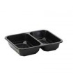 Heat seal container two-section black 650/500 PP 1000 units - Guillin Maptipack MAP2C22717845DC