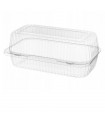 Rectangular confectionery/cake container 229x136x75 rPET 1000 units - Guillin Pojemnik Alipack 2035PETC