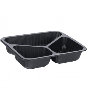 Heat seal container 3 section d-9420rc