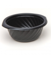 Sealable bowl 400 ml black BOL400N  PP 1000 units - Guillin Container Servipack BOL400N