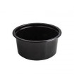 Round container 350 ml black PP 1000 pieces - Guillin Tusipack D-8115C
