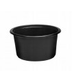 Round container 450 ml black PP 1000 pieces - Guillin Tusipack D-8117C