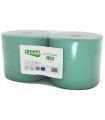 Industrial Heavy Duty Wiping Paper Towel Roll GREEN C250/1 2 Rolls Green LAMIX (9041)
