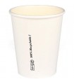 BIO Paper Cup 400 ml white 50 pcs - Guillin Servipack Cup GM160ZCARB paper