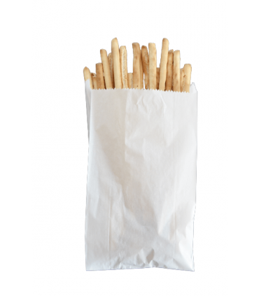 White paper bread bag 120x50x210 1000 pieces